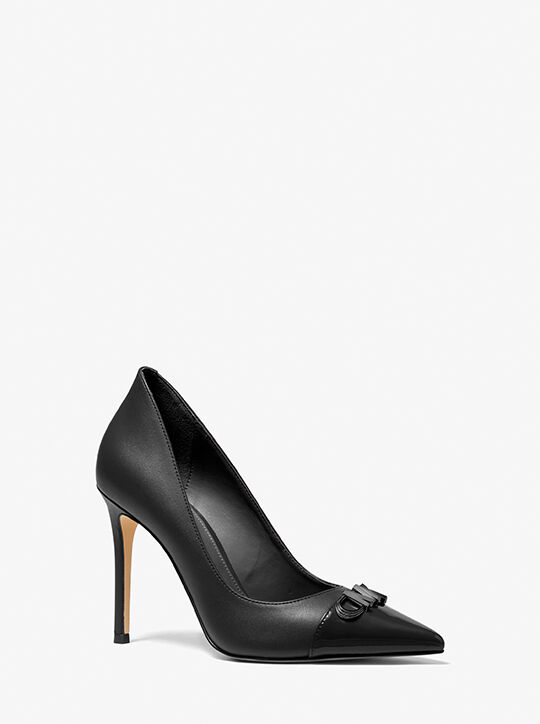 Parker Leather Pump michael kors parker leather pump