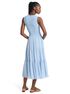 Smocked Georgette Midi Dress michael kors smocked georgette midi dress