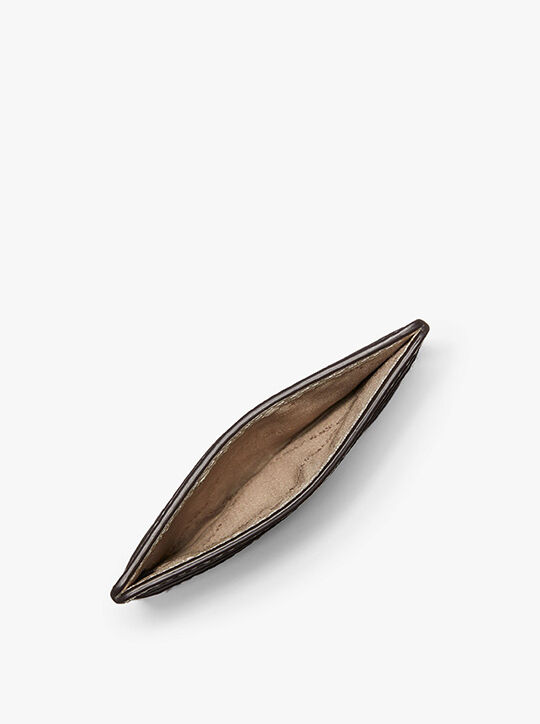 حافظة بطاقات ريد جلدية مرصوفة بالحصى كبيرة michael kors حافظة بطاقات ريد جلدية مرصوفة بالحصى كبيرة