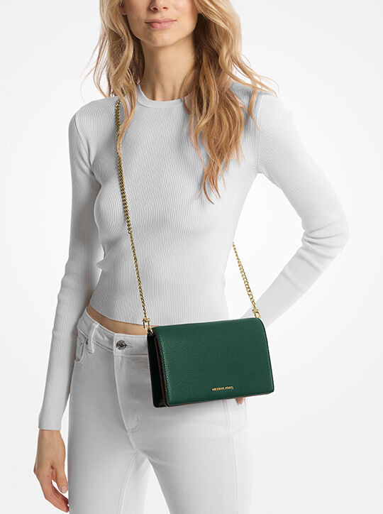 Jet Set Medium Pebbled Leather Crossbody Bag michael kors jet set medium pebbled leather crossbody bag