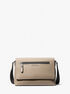 michael kors hudson small pebbled leather messenger bag