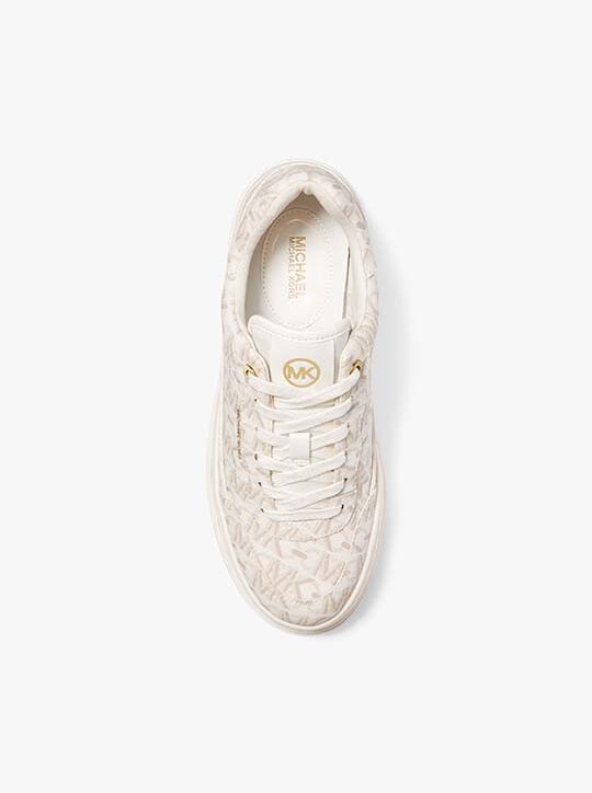 michael kors hayes empire signature logo platform sneaker