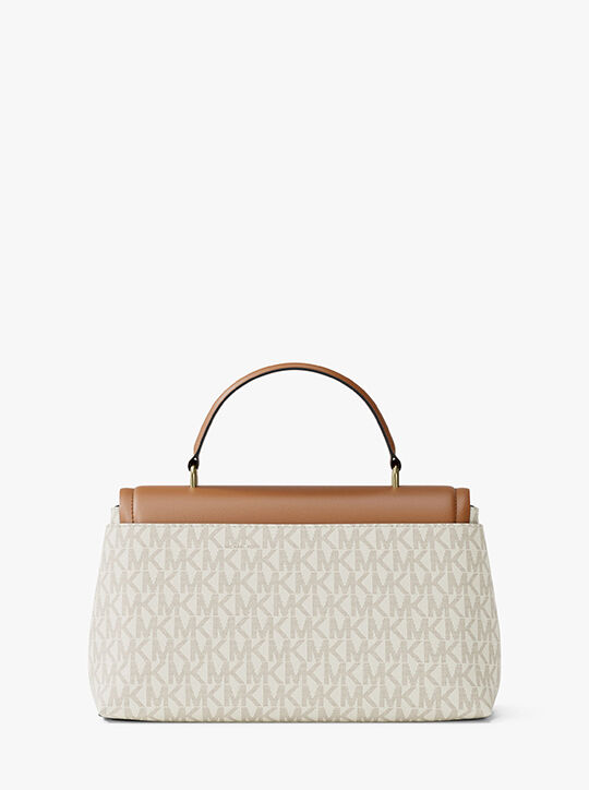 michael kors حقيبة تريبيكا متوسطة الحجم بشعار الماركة