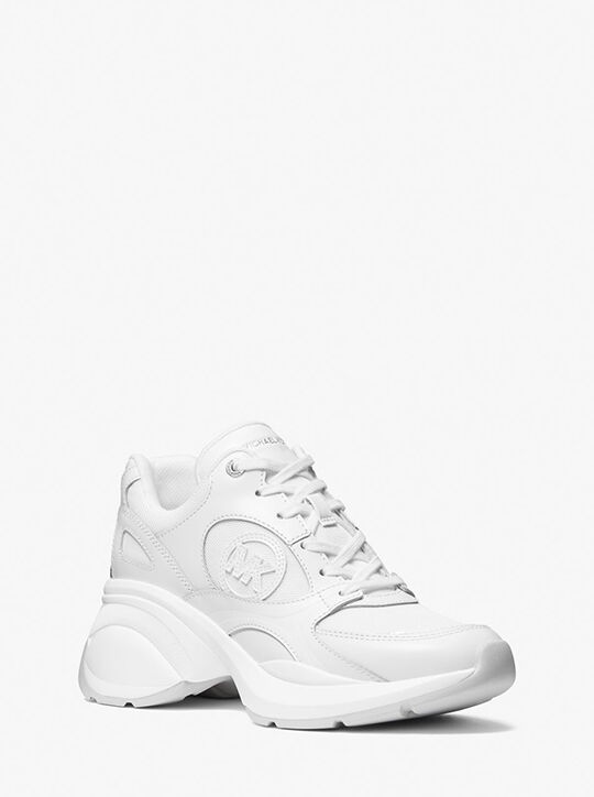 حذاء زوما الرياضي المصنوع من الجلد والشبك michael kors حذاء زوما الرياضي المصنوع من الجلد والشبك