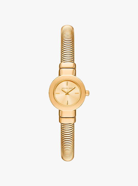 michael kors ساعة ميني جرامرسي باللون الذهبي