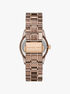 Ritz Pavé Beige Gold-Tone and Acetate Watch michael kors ritz pav beige gold tone and acetate watch
