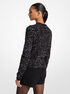 Sequined Metallic Stretch Knit Jacket michael kors sequined metallic stretch knit jacket
