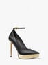 Xenia Leather Platform Pump michael kors xenia leather platform pump