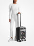 michael kors small embellished signature logo suitcase