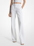 Crystal Embellished Stretch Crepe Bootcut Pants michael kors crystal embellished stretch crepe bootcut pants