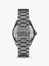 Oversized Maritime Gunmetal Watch michael kors oversized maritime gunmetal watch