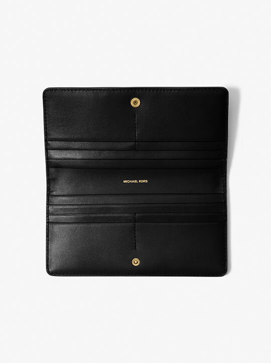 Bryant Large Pebbled Leather Snap-Front Wallet michael kors bryant large pebbled leather snap front wallet