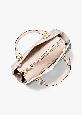 michael kors marilyn medium logo satchel