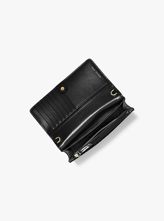 michael kors حقيبة جيت سيت صغيرة من النايلون والجبردين للهواتف الذكية