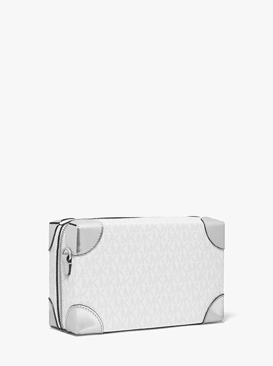 Jeanie Small Embellished Signature Logo Crossbody Bag michael kors jeanie small embellished signature logo crossbody bag