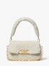 michael kors parker medium shearling shoulder bag