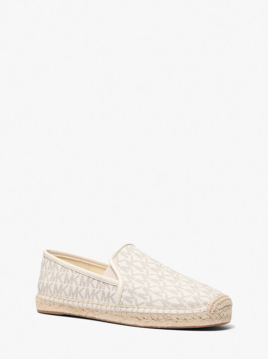 michael kors hastings signature logo slip on espadrille