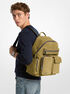 michael kors dakota suede cargo backpack