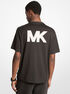 michael kors logo appliqu  cotton t shirt