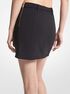 Stretch Crepe Belted Mini Skirt michael kors stretch crepe belted mini skirt