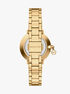 Michael Kors Pyper Two-Hand Gold-Tone Stainless Steel Watch michael kors pyper two hand gold tone stainless steel watch