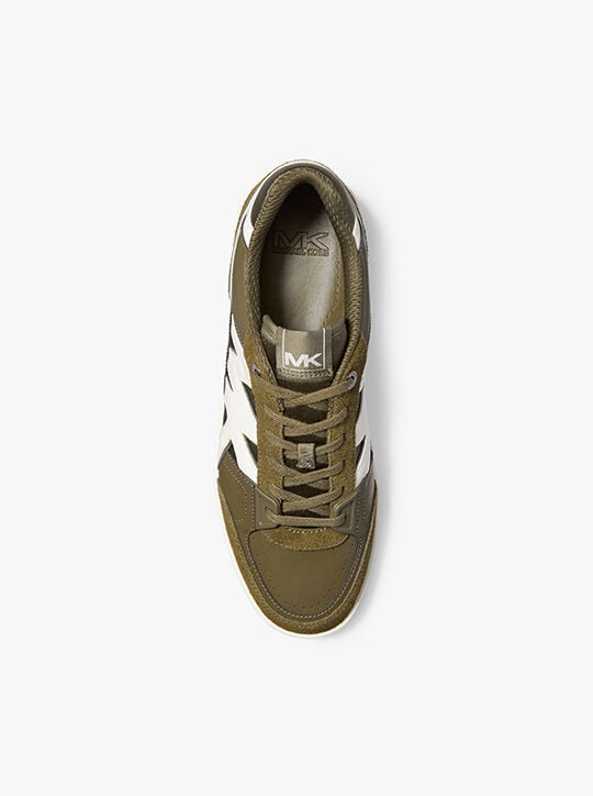 Rebel Leather Sneaker michael kors rebel leather sneaker