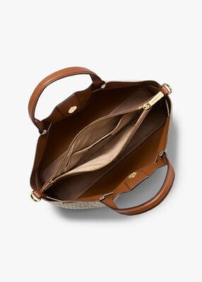 michael kors حقيبة كارسون متوسطة الحجم بشعار الماركة