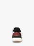 Trevor Leather and Stretch Knit Trainer michael kors trevor leather and stretch knit trainer