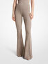 Ribbed Cashmere Flared Pants michael kors ribbed cashmere flared pants