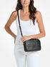 michael kors jet set pebbled leather camera crossbody bag