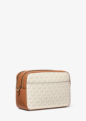 michael kors bryant medium signature logo camera crossbody bag