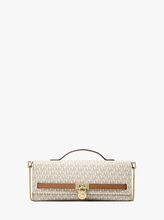 Hamilton Moderne Medium Signature Logo Clutch michael kors hamilton moderne medium signature logo clutch