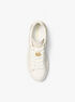 michael kors dottie leather and signature logo sneaker