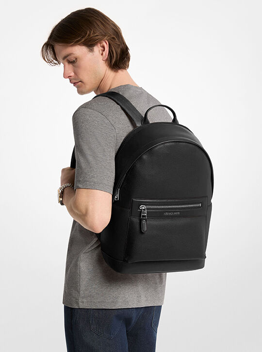 Jet Set Pebbled Leather Backpack michael kors jet set pebbled leather backpack
