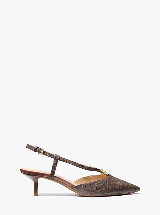 Cherie Signature Logo Pump michael kors cherie signature logo pump