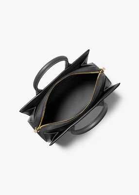 michael kors حقيبة ليلى الجلدية متوسطة الحجم