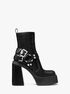 Crosby Leather Platform Moto Boot michael kors crosby leather platform moto boot