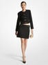 Metallic Tweed Mini Skirt michael kors metallic tweed mini skirt