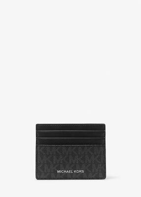 michael kors greyson logo tall card case