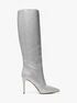 Rue Embellished Glitter Chain-Mesh Knee Boot michael kors rue embellished glitter chain mesh knee boot