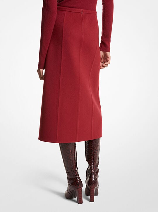 تنورة صغيرة من الصوف ميلتون ذات وجهين michael kors تنورة صغيرة من الصوف ميلتون ذات وجهين