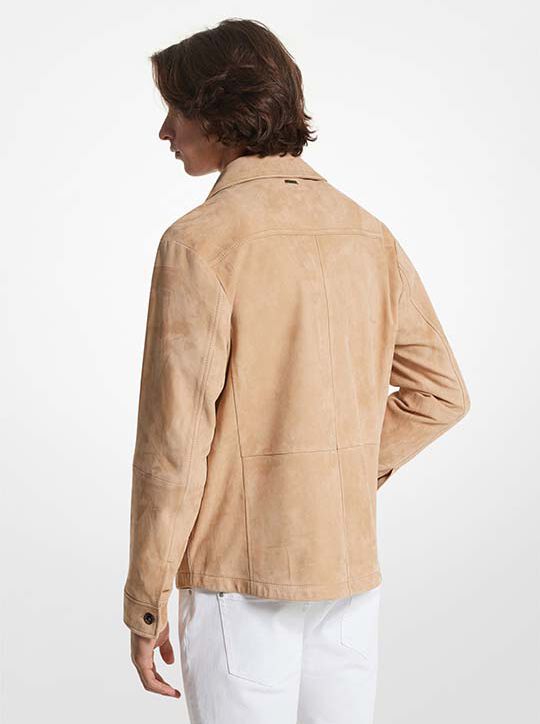Suede Shirt Jacket michael kors suede shirt jacket