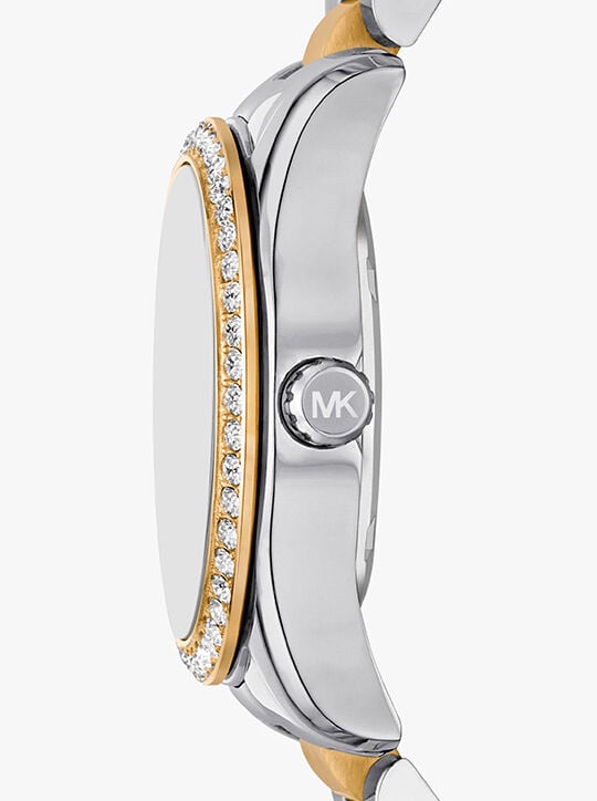 Lexington Pavé Two-Tone Watch michael kors lexington pav two tone watch