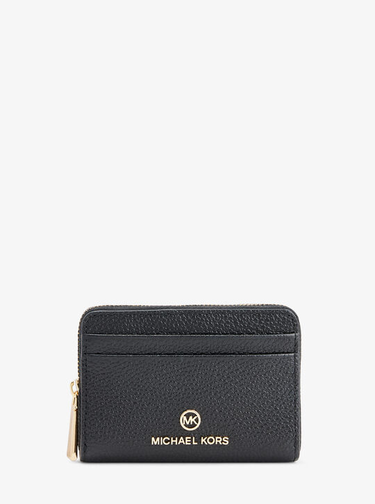 michael kors jet set small pebbled leather wallet