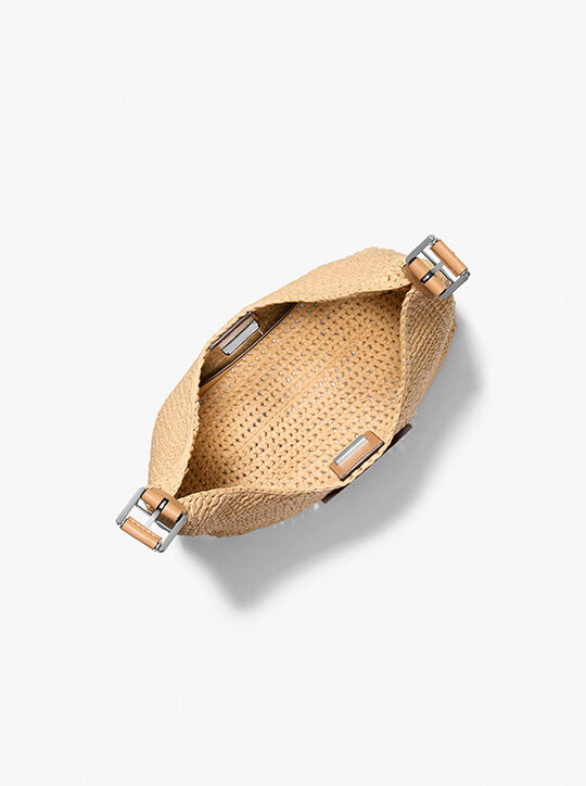 Nolita Small Crocheted Hobo Shoulder Bag michael kors nolita small crocheted hobo shoulder bag