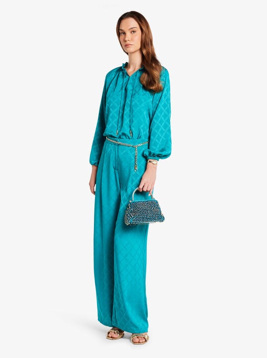 Empire Diamond Jacquard Blouse michael kors empire diamond jacquard blouse