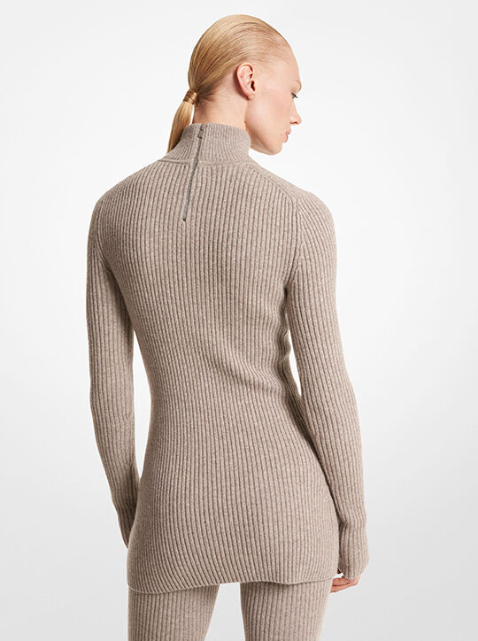 Stretch Cashmere Tunic Turtleneck michael kors stretch cashmere tunic turtleneck