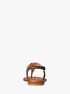 michael kors mandy signature logo sandal