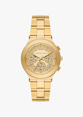 michael kors billie gold tone stainless steel watch