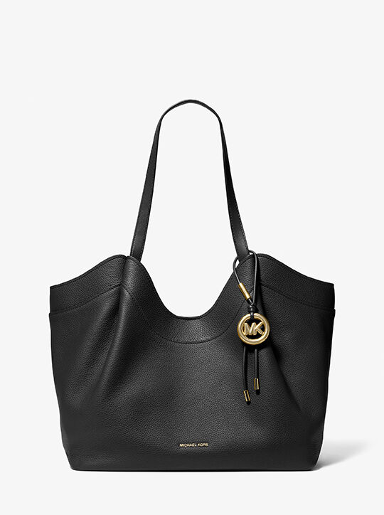 Nolita Large Pebbled Leather Tote Bag michael kors nolita large pebbled leather tote bag